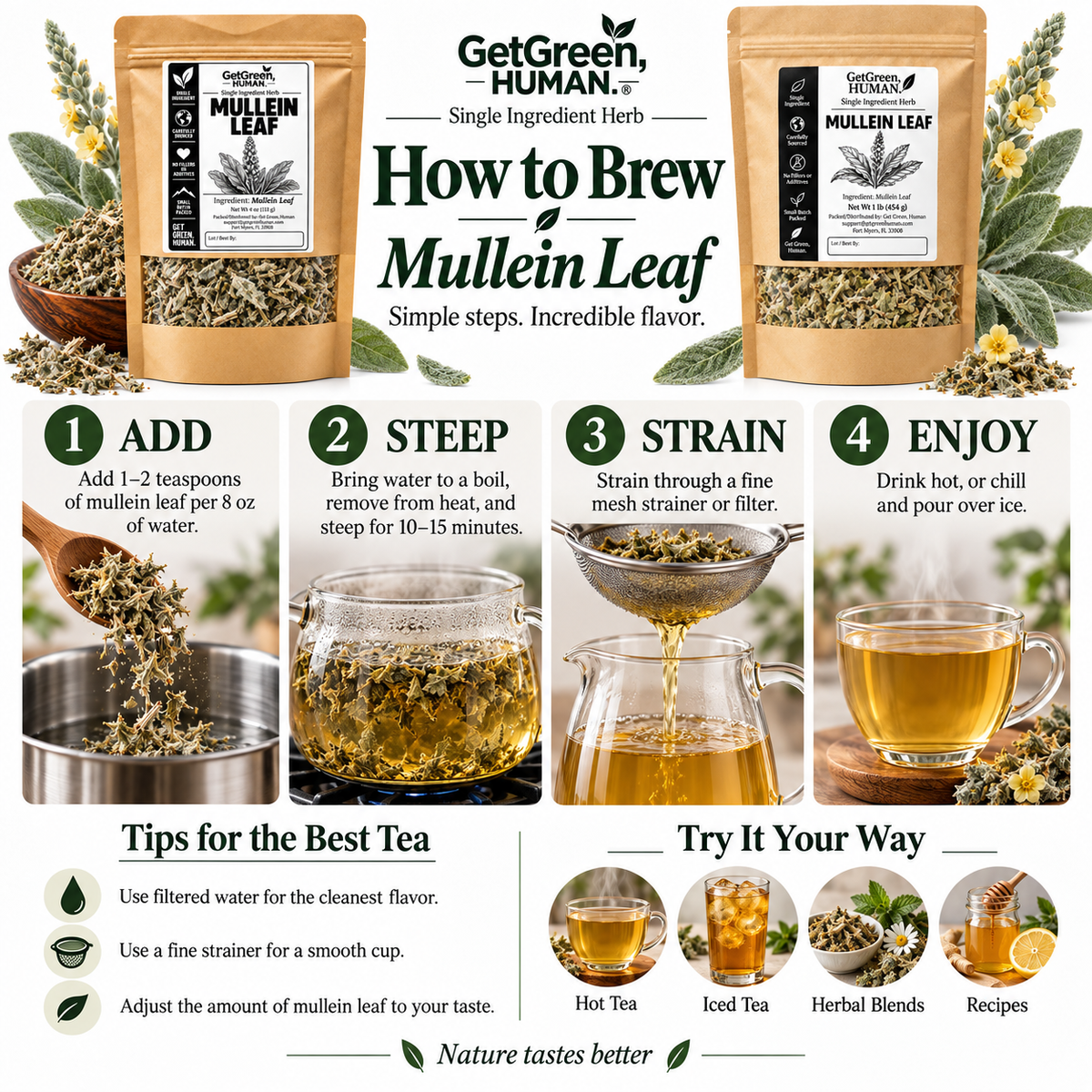 Mullein Leaf Single Herb