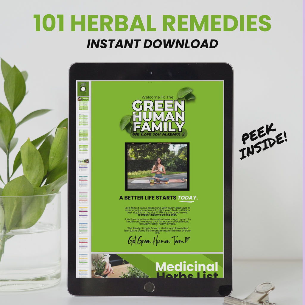 The Ultimate Herbal Remedies CHEAT SHEET (Instant Download)