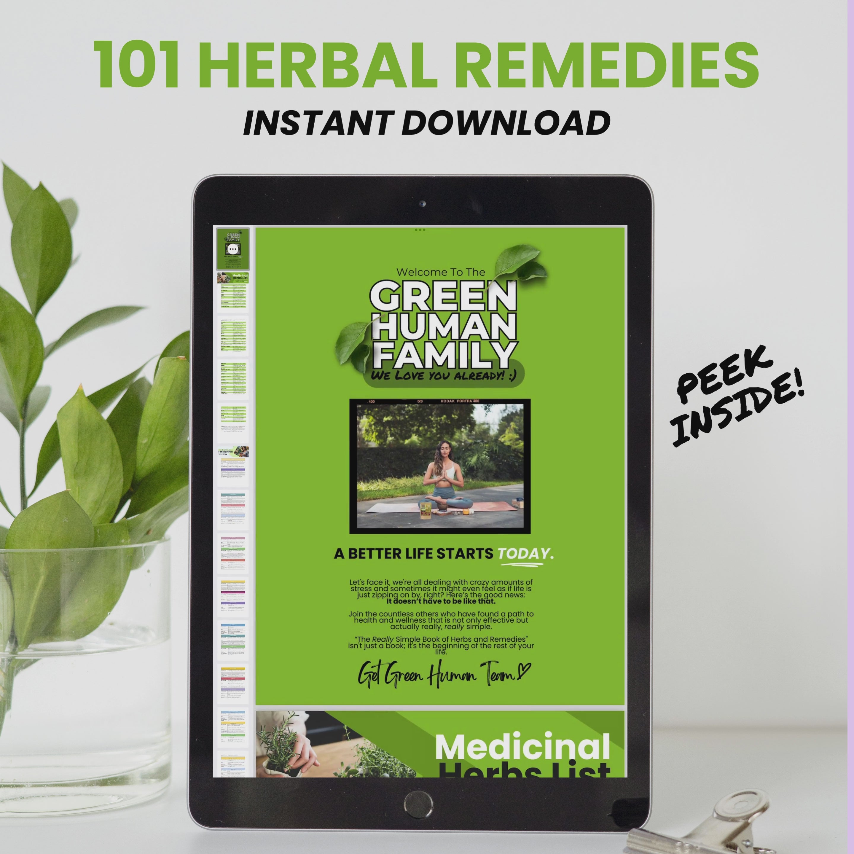 The Ultimate Herbal Remedies CHEAT SHEET (Instant Download)