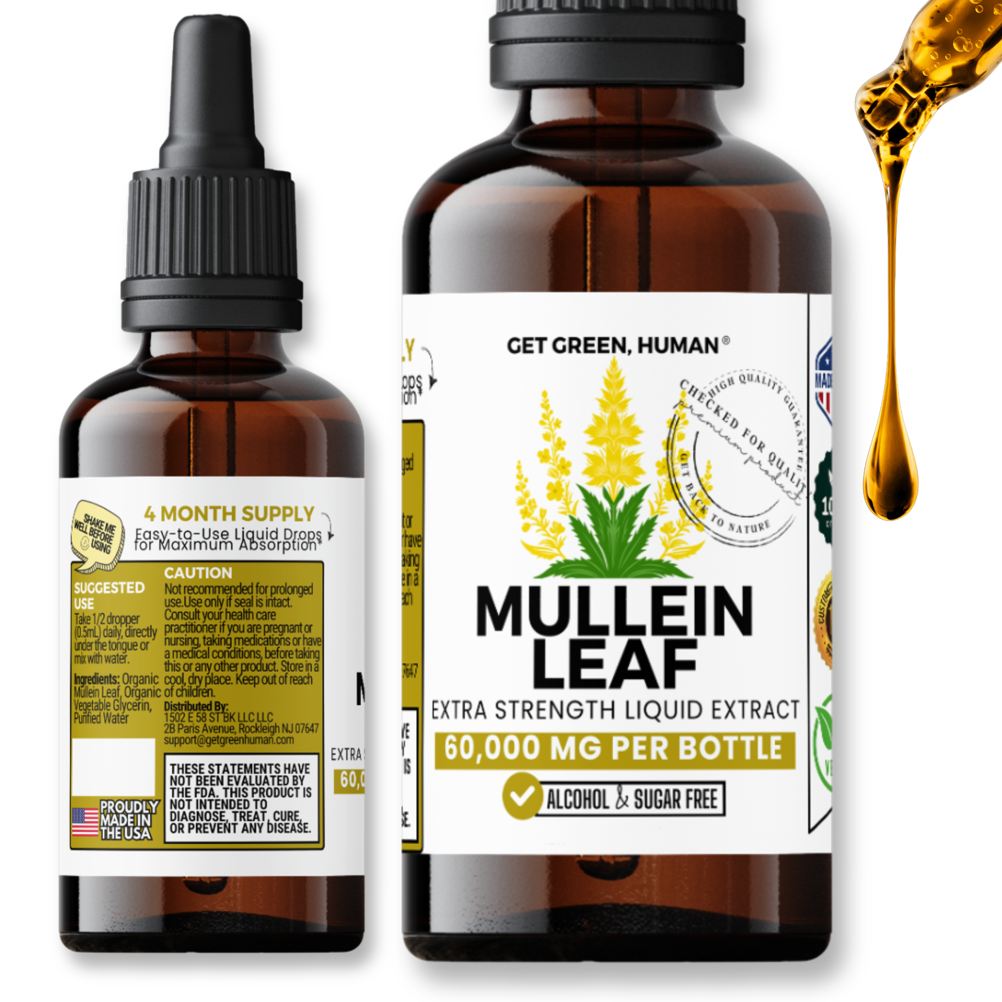 Mullein Leaf Tincture | Lung & Respiratory Support
